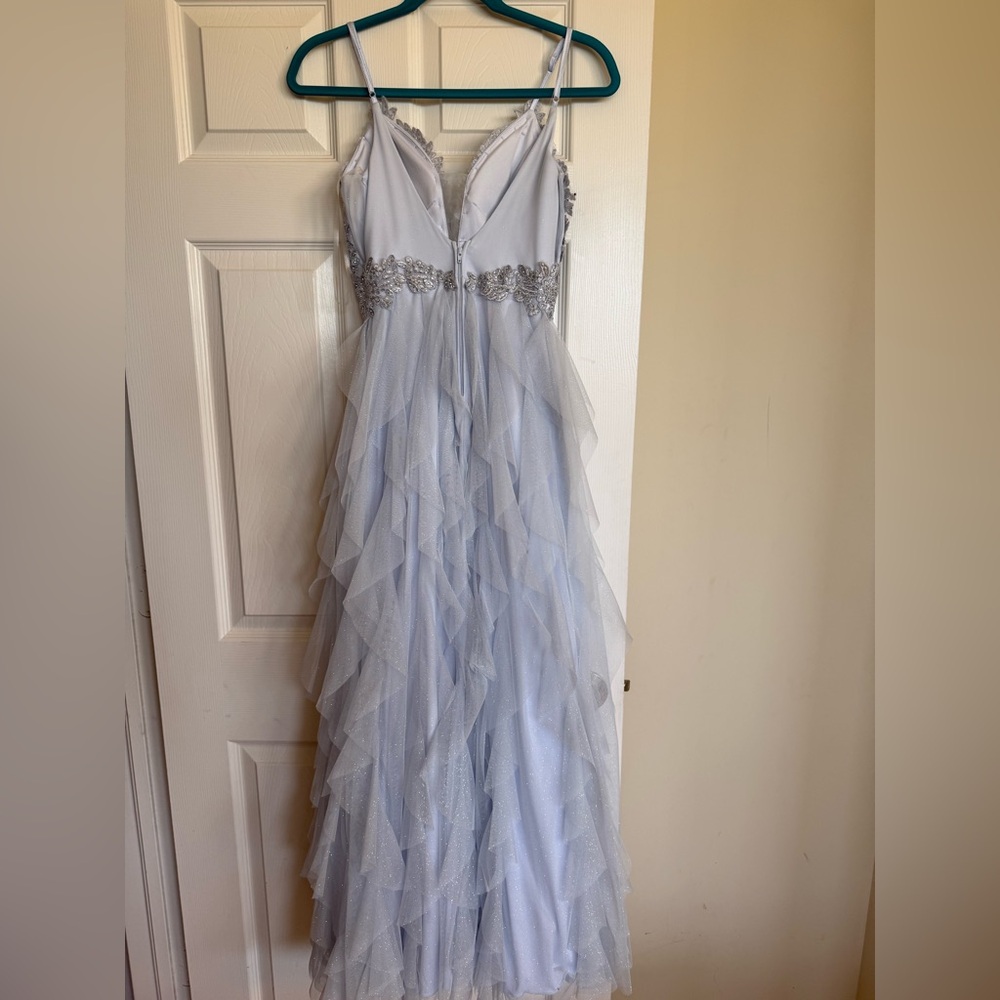 Light Blue Pear Culture Formal Dress - Picture 4 of 10